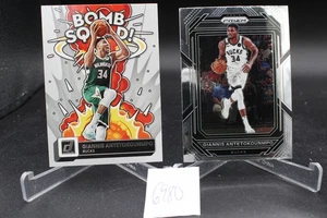2022-23 Donruss Bomb Squad Giannis Antetokounmpo #5 & Prizm #96 - Bild 1 von 2