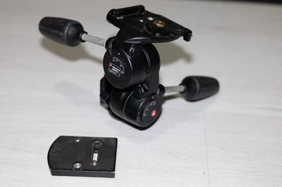 MANFROTTO 808RC4 808 TESTA PER TREPPIEDE, 3 VIE MOVIMENTI, CON PIASTRA 410PL RC4 - Immagine 1 di 4