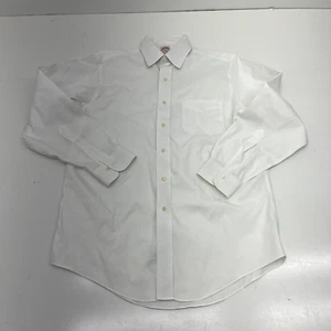 Brooks Brothers White Long Sleeve Regular Fit Button-Up Men's Size 15-33 NEW - Picture 1 of 7
