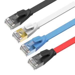 Lote de cables de conexión Lenovo Flat Cat 6 Ethernet Network Lan Gigabit CAT6 RJ45 - Imagen 1 de 8
