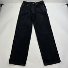 Vintage Levis Black 550 Jeans Denim Relaxed Size 33x34 Actual 32x34