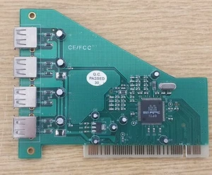 PCI USB Port Karte OPTI Firelink 82C862 PCI-OPTI862-1 - Bild 1 von 3