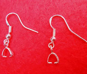 20 STCK. Fundstücke 925 Sterlingsilber französischer Haken Pinch Bail Ohr Drähte Großhandel - Bild 1 von 1