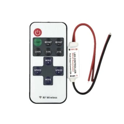 Mini DC 12V Led controller dimmer 6A wireless RF remote control monochrome - Image 1 of 4