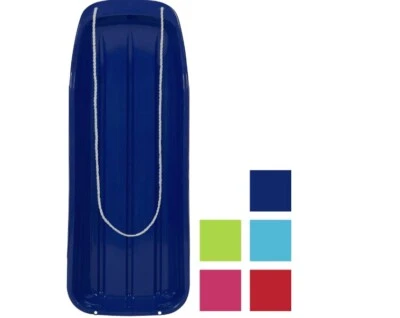 48 дюймов детский уличный пластиковый спортивный тобогган зимние санки доска игрушка с выдвижной веревкой - Изображение 1 из 4