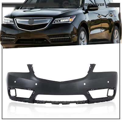 Cubierta de parachoques delantero para Acura MDX 2014 2015-2016 con sensor y orificios de luz antiniebla Foto 1 de 4