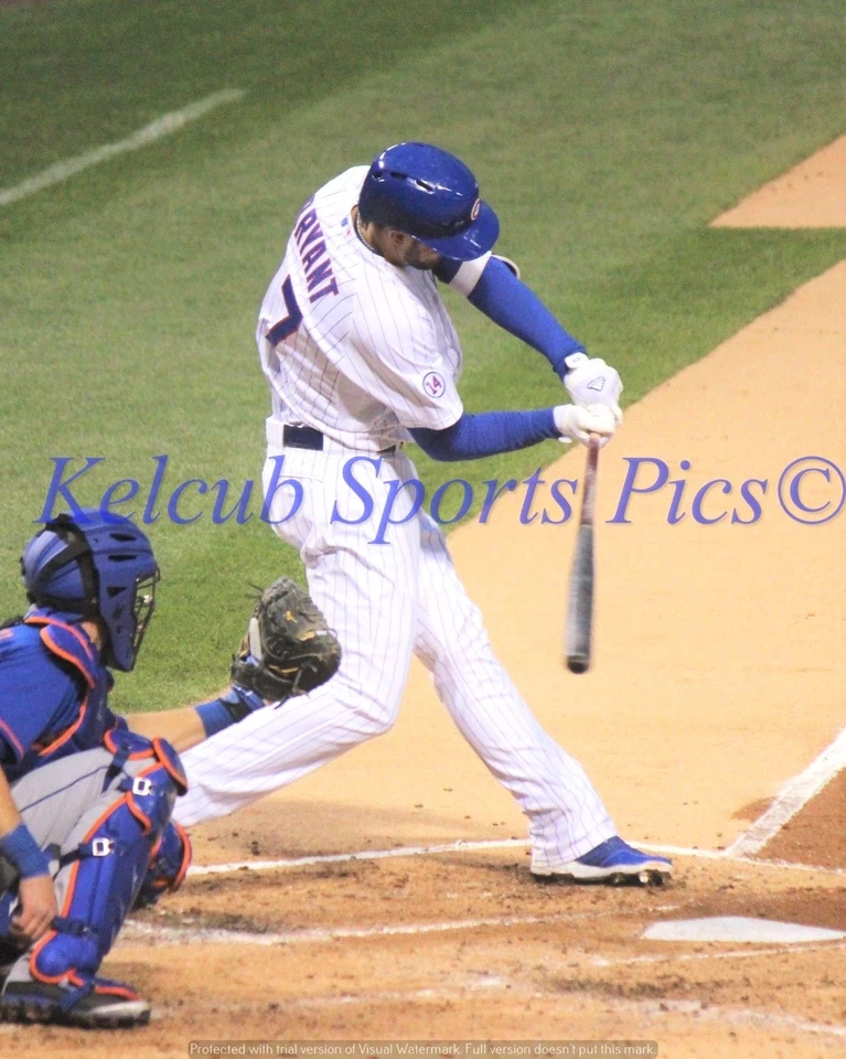 Kris Bryant ~ KB ~ Chicago Cubs All-Star MVP Var Tamaños y Opciones Foto Arte Impresión Foto 1 de 4