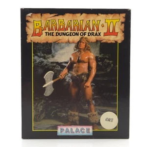 Juego Atari ST STE: Barbarian II The Dungeon of Drax - Disquete embalaje original instrucciones - Imagen 1 de 8