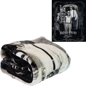 DGA Day of the Dead Homies Chicano Vatos Locos Lightweigt Queen Throw Blanket - Picture 1 of 3