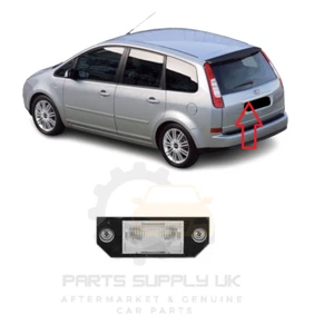 NUEVO PARA FORD FOCUS C-MAX 2003 - 2007 MATRÍCULA TRASERA LUZ LÁMPARA IZQUIERDA N/S - Imagen 1 de 3