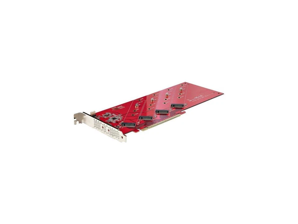 StarTech Quad M.2 PCIe Adapter Card PCIex16 QUADM2PCIECARDB - Image 1 of 1