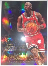 MICHAEL JORDAN 1996/97 FLAIR SHOWCASE GRACE INSERT ROW 1 VERY RARE MASSIVE BV$$$
