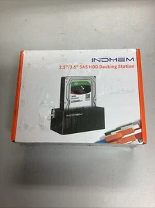 INDMEM 2.5”/3.5” Adapter, SAS HDD Docking Station -K308 - Picture 1 of 4