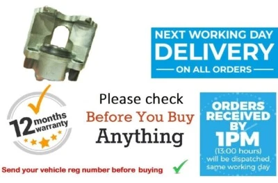 Brake Caliper Front Right for FORD COURIER 1.8 FIESTA 1.25 1.3 1.4 1995 to 2009 — 第 1/4 张图片