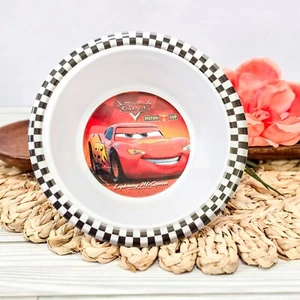 🏁 ZAK! Designs Disney Pixar Cars Cereal Bowl 🚗 Lightning McQueen 6.5" VGC - Picture 1 of 4