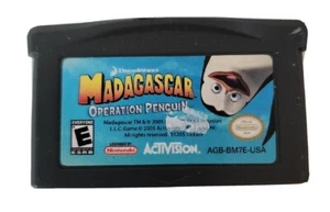 Madagascar Operation Penguin - Game Boy Advance GBA - cartridge only - Tested - Picture 1 of 2