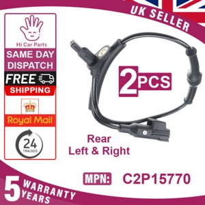 Rear ABS Wheel Speed Sensor for Jaguar XF X250 08-15 XK X150 06-14 C2P15770 2P - Picture 1 of 3