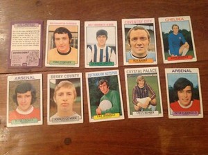 A&BC 1971 Purple Back Football Cards 2nd Batch. 125-285