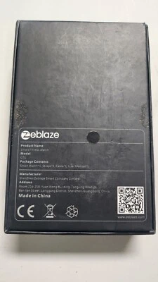 Reloj inteligente Zeblaze GTS pulsera deportiva de pista presión arterial monitor de ritmo cardíaco Foto 1 de 4