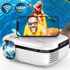 MOOKA Mini Projector 1080P Home Theater for iOS/Android Support WiFi 7500L USA