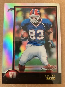 1998 Bowman Chrome Refractor Andre Reed #138 RARE - Picture 1 of 2