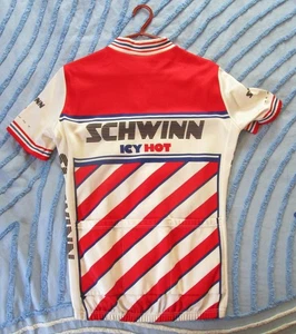 3 Schwinn Wheaties Icy Hot Radsport Renntrikots Vintage Lot 3 Medium & Large - Bild 1 von 23