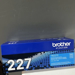 Genuine Brother TN227C Cyan Toner New Sealed Cartridge TN-227C  TN227 Blue - Picture 1 of 7