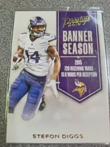 2016 Panini Prestige - Banner Season Ink Stefon Diggs #25  z999 - Picture 1 of 2