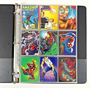 Marvel Spider-Man II 1992 30° anniversario set completo 1-90 carte alta qualità - Foto 1 di 14