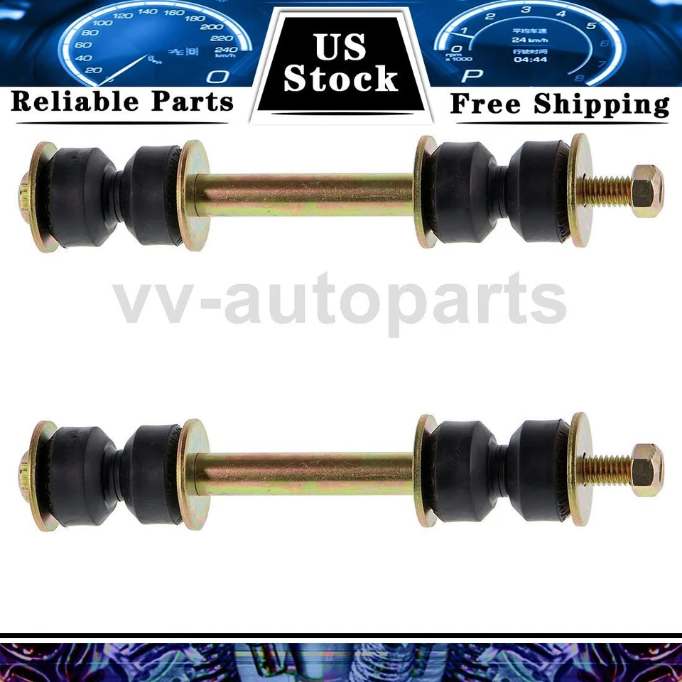 Kit de link de barra estabilizadora frontal Mevotech 2 peças para 1965-1991 Mercury Colony Park - Imagem 1 de 3