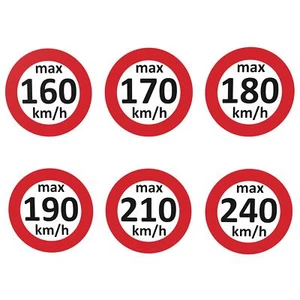 Geschwindigkeitsaufkleber Winterreifen Aufkleber 160 - 240 km/h nach § 36 StVZO - Bild 1 von 15