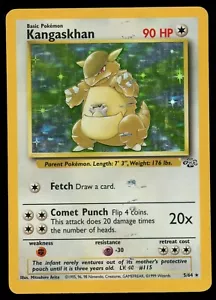 Pokémon 199 Jungle Unlimited Kangaskhan 5/64 Holo Rare Heavily Played - Bild 1 von 2