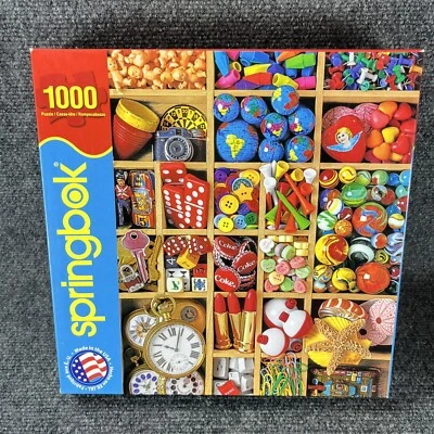 Springbok 1000 Piezas Puzzle Tiny Treasures #33-10702 24"X30" Colección COMPLETA Foto 1 de 4