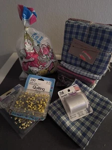 QUILTING BUNDLE - COUNTRY CABIN PLAID Cozy Colors & More - LOT (See Description) - Picture 1 of 12