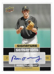 Ross Ohlendorf 2010 Upper Deck Signature Sensations Autograph #SS-RO Pirates MLB - Picture 1 of 2