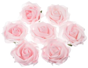 Decorazione da tavolo "Rosa" rosa set 12 fiori di rosa rose artificiali rose sparse teste di rosa - Foto 1 di 2