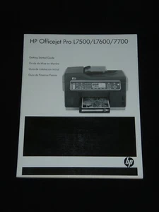 HP Officejet Pro L7500 / L7600 / 7700 Getting Started Guide (Edition 1) - Picture 1 of 3