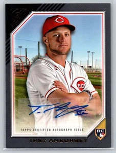 2022 Topps Gallery #RA-TA Trey Amburgey Rookies Autographs - Picture 1 of 2