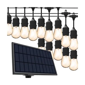 Solar String Lights, hotNcold 15 LED Outdoor Light Bulbs Solar String Light V... - Picture 1 of 7