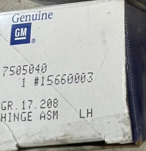 GM 15660003 1994-2004 Chevrolet S10 GMC Sonoma Tailgate Hinge