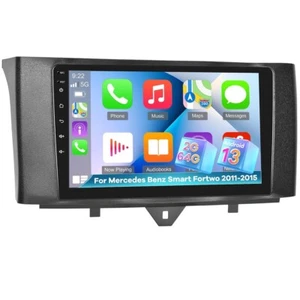 For Mercedes Benz Smart Fortwo 2011-2015 Carplay Android 13 GPS Rear Camera - Picture 1 of 14