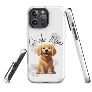 Golden Retriever Mom Durable iPhone Case - Impact-Resistant - Picture 1 of 3