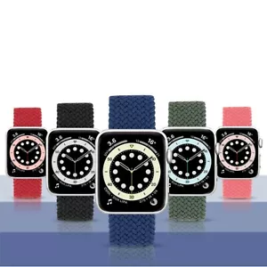 Cinturino Intrecciato per Apple Watch Series 9, 8, 7, 6, 5, 4, 3, 2, 1, SE - Foto 1 di 18