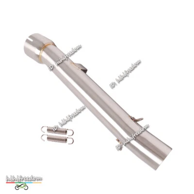Slip On For Yamaha FZ1 FZS1000 Fazer 2001-2005 Exhaust Middle Link Connect Pipe - Image 1 of 4