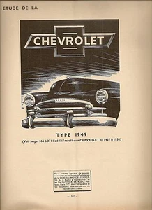 KFZ TECHNISCHE ZEITSCHRIFT 52 RTA 1950 CHEVROLET TYP 1949 DYNA PANHARD - Bild 1 von 1
