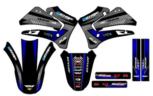 2000-2007 TTR 125 SURGE Black Senge Graphics Kit Compatible with Yamaha - Picture 1 of 10