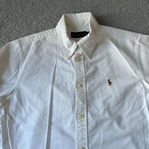 NEW Ralph Lauren Shirt Mens Small White Button Up Casual Workwear Outdoor - Picture 1 of 10