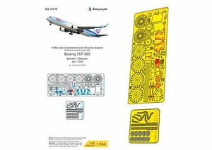 1/144 Boeing 767-300 (Zvezda) Photo-etched detailing kit - Picture 1 of 8