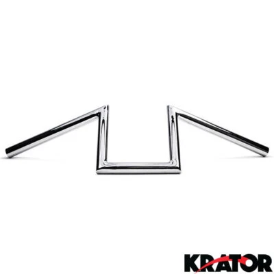 Manillar Z Barras Cromo 1" Para Harley Davidson XL 883 Hugger Sportster Foto 1 de 4