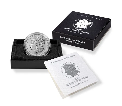 2023 Morgan Silver Dollar Uncirculated Coin Cover